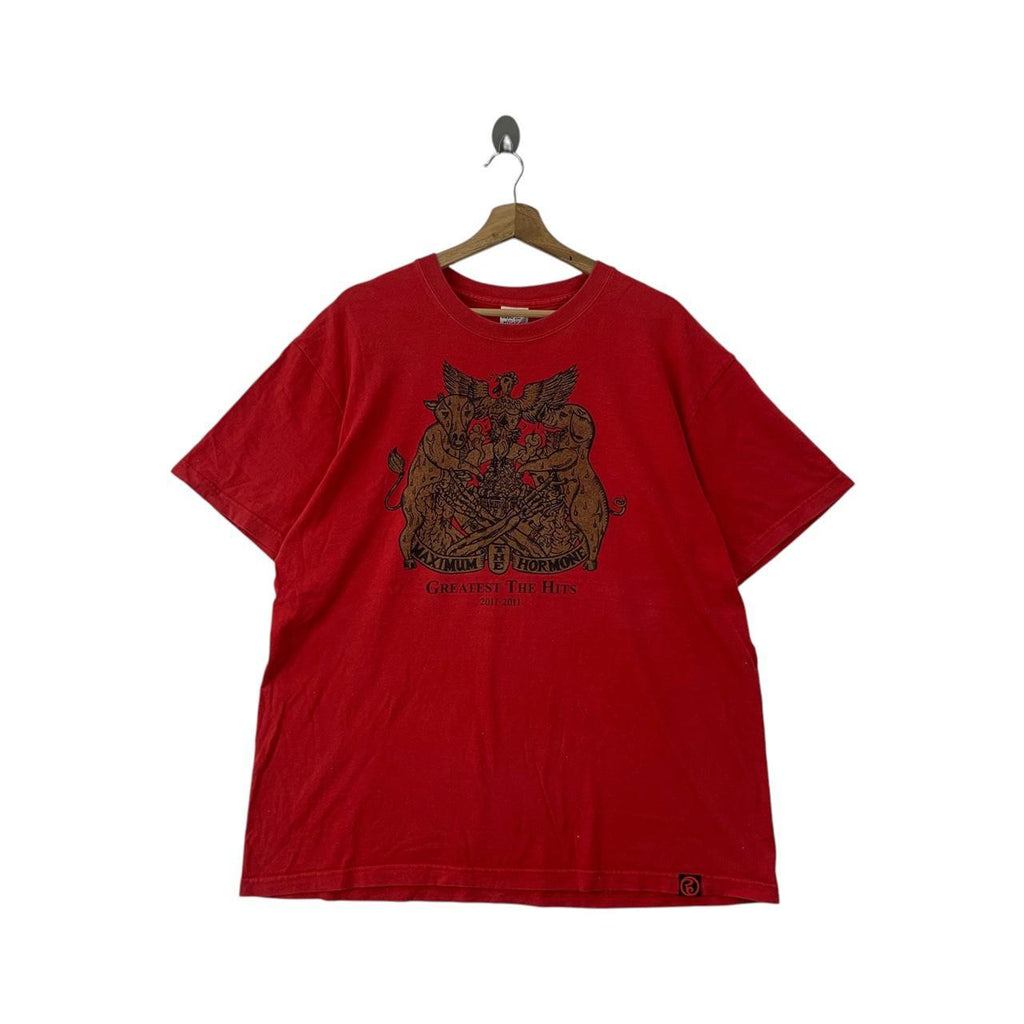 MAXIMUM THE HORMONE The Greatest Hit Tee Shirt Top 2011 Album Promo Tour