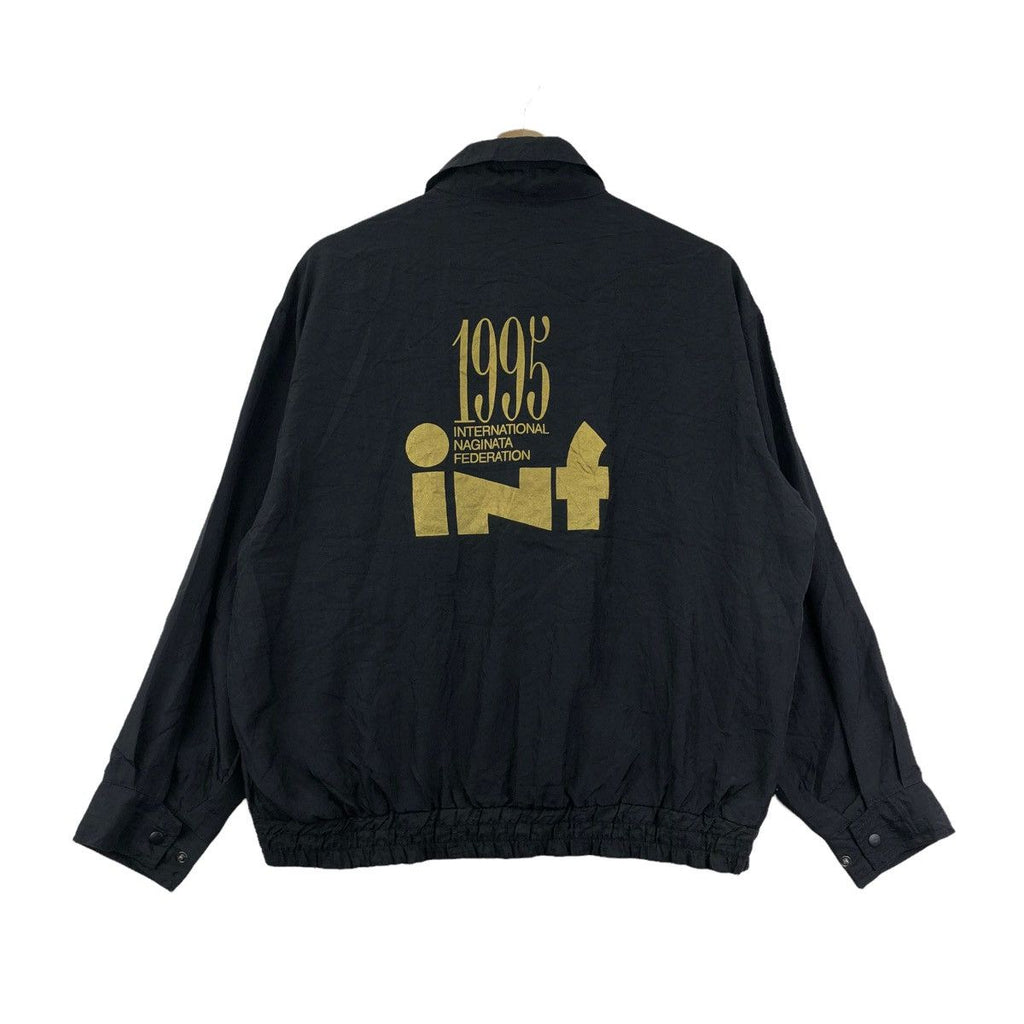 Vintage 1995 INTERNATIONAL NAGINATA FEDERATION Jacket Harrington Japan Martial Art