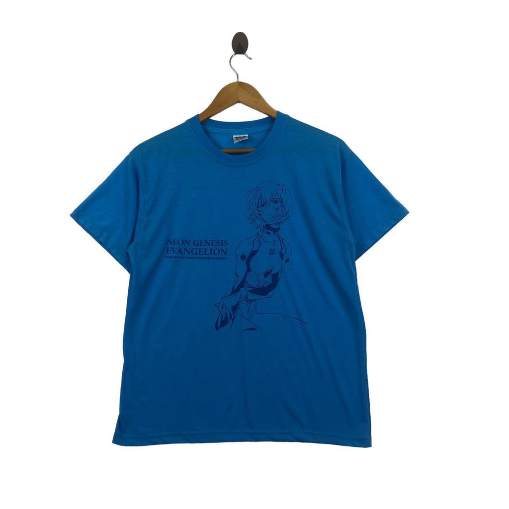 NEON GENESIS EVANGELION Exhibition Young Ace Manga Tee Shirt 2012 Magazine Anime Special Appendix