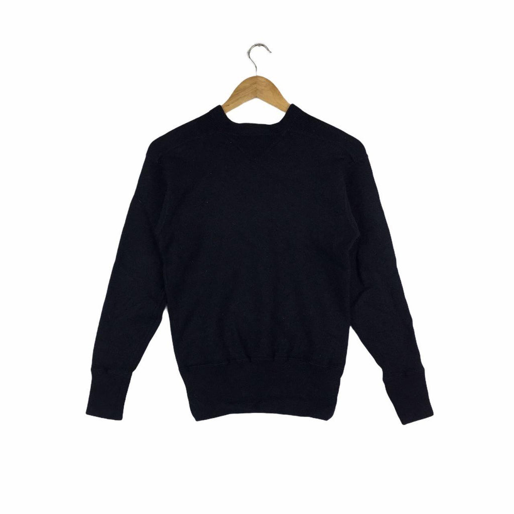 Vtg THE REAL MCCOY’S Ballpark Japanese Denim Sweatshirt Pullover Sweater