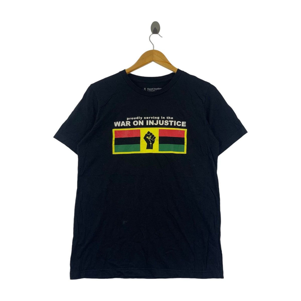 EQUAL JUSTICE INITIATIVE War On Rebel Movement Tee Shirt Top Stock Logo