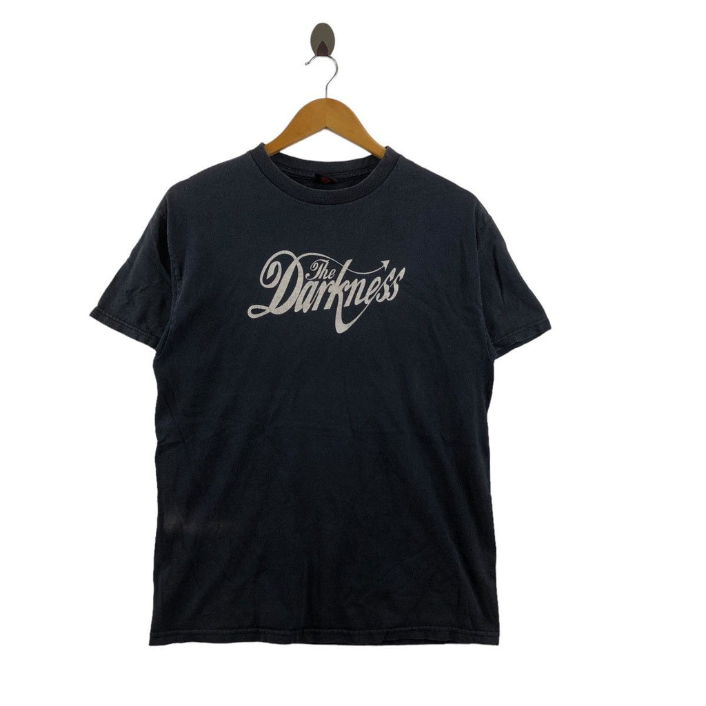 Vintage THE DARKNESS Permission To Land Tour Tee Shirt Promo Rock & Roll Band
