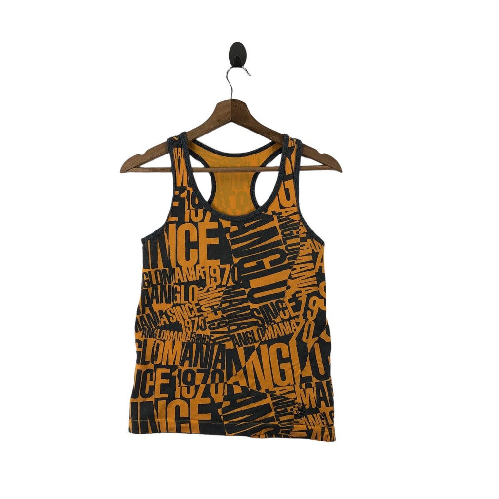 VIVIENNE WESTWOOD ANGLOMANIA Over Print Tank Top Tee Shirt Top