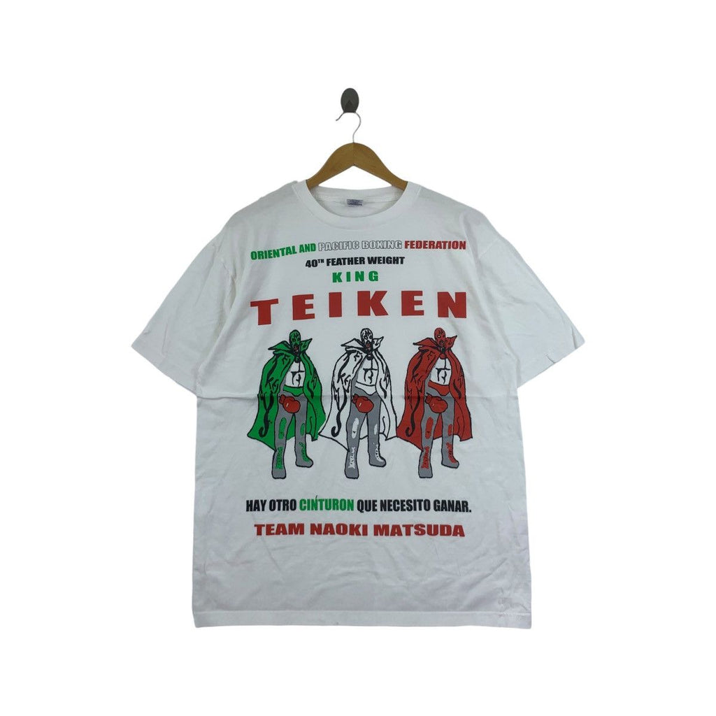 KING TEIKEN BOXING Team Naoki Matsuda Exhibition Tee Shirt Top Oriental Pacific Federation