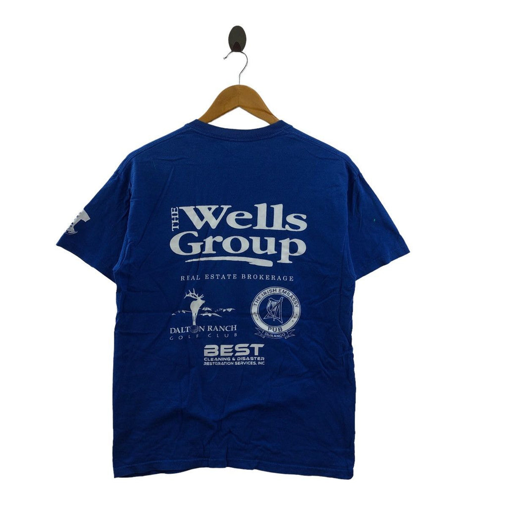 Vintage FORT LEWIS COLLEGE The Wells Group Tee Shirt Real Estate Brokerage