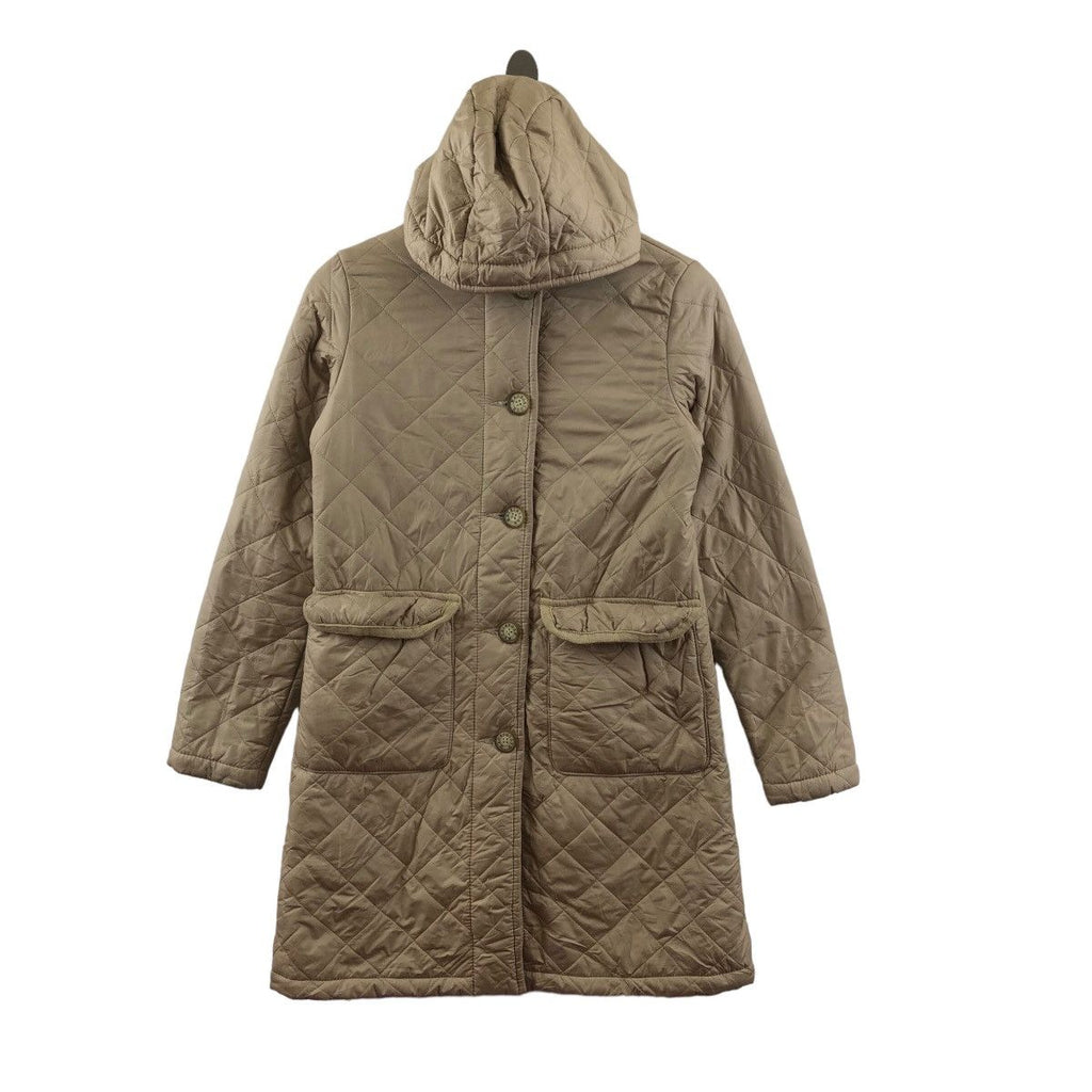 MACKINTOSH SCOTLAND Quilted Trench Coat Jacket Faux Fure Parka Windbreaker Hoodie