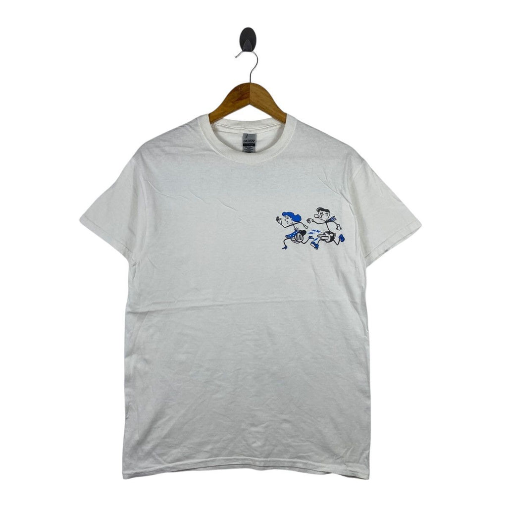 COMPUTER TECH When The Lights Go On Again Tee Shirt Top Comic Strip Cartoon