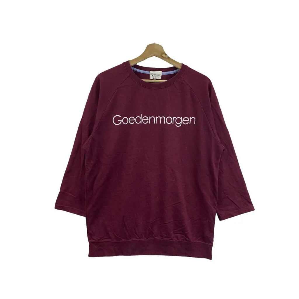 Vintage TAKEO KIKUCHI GOEDENMORGEN Sweatshirt Sweater Pullover Jumper