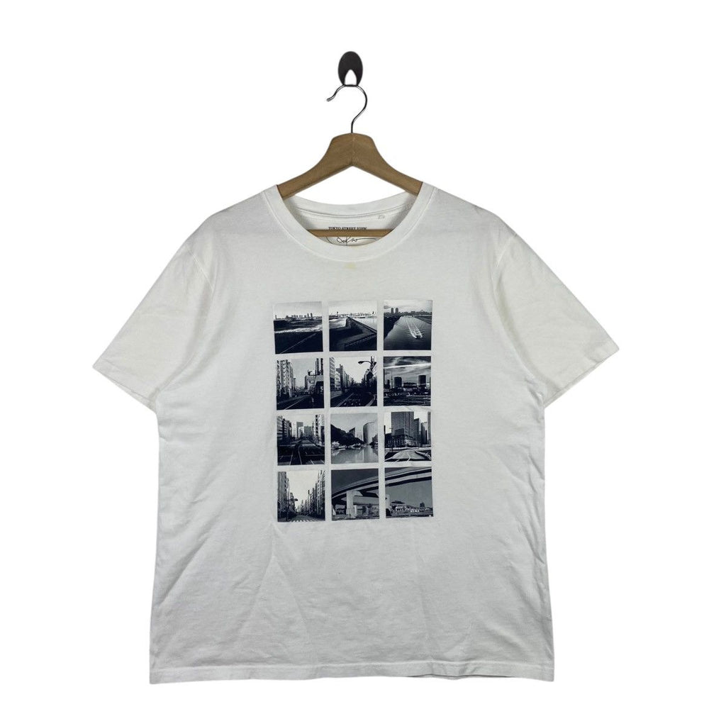 GU x JIRO KONAMI Photography Tokyo Street View Fotofolio Tee Shirt Top Masataka Nakano