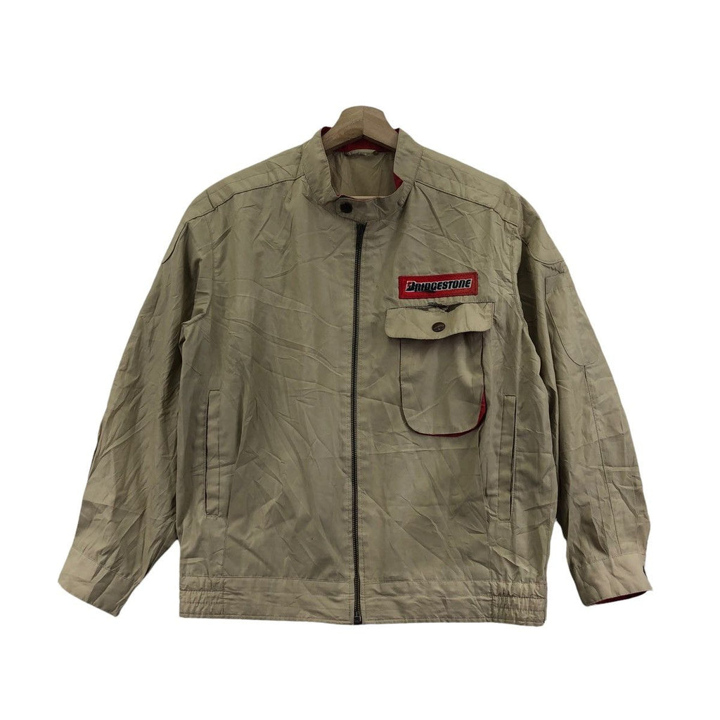 Vintage 90’ BRIDGESTONE RACING TEAM Harrington Jacket Sweater Windbreaker Formula 1 Grand Prix