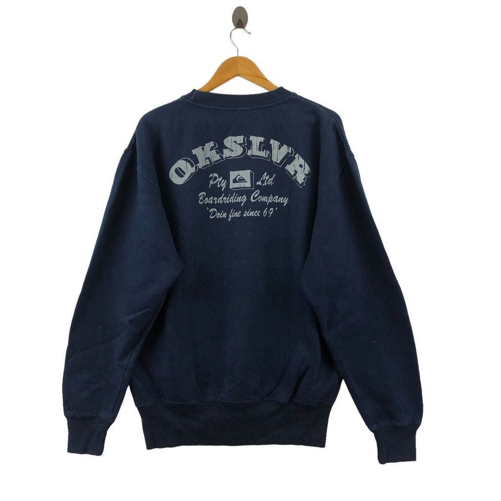 Vintage QUIKSILVER SURFING BOARDRIDING Sweatshirt Sweater Pullover Jumper