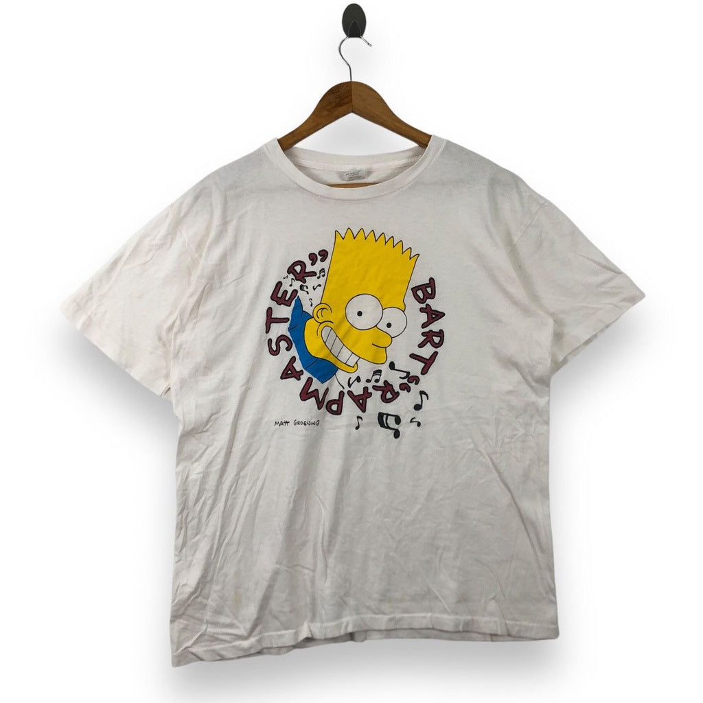 Vintage BART RAPMASTER SIMPSONS Prankasta Rap Tee Shirt Top Series Cartoon
