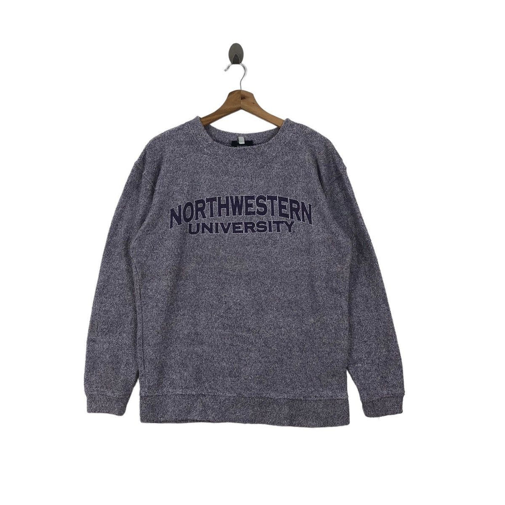 Vintage NORTHWESTERN UNIVERSITY Collegiate Sweatshirt Sweater Crewneck Pullover Jumper
