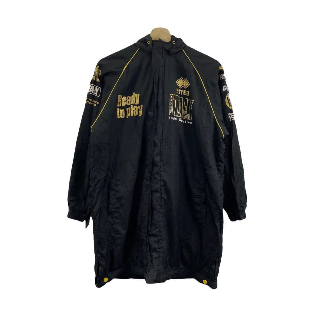Vintage ERREA ITALY SPORTIVA Coach Football Windbreaker Jacket Raincoat Italian Technical Sportswear