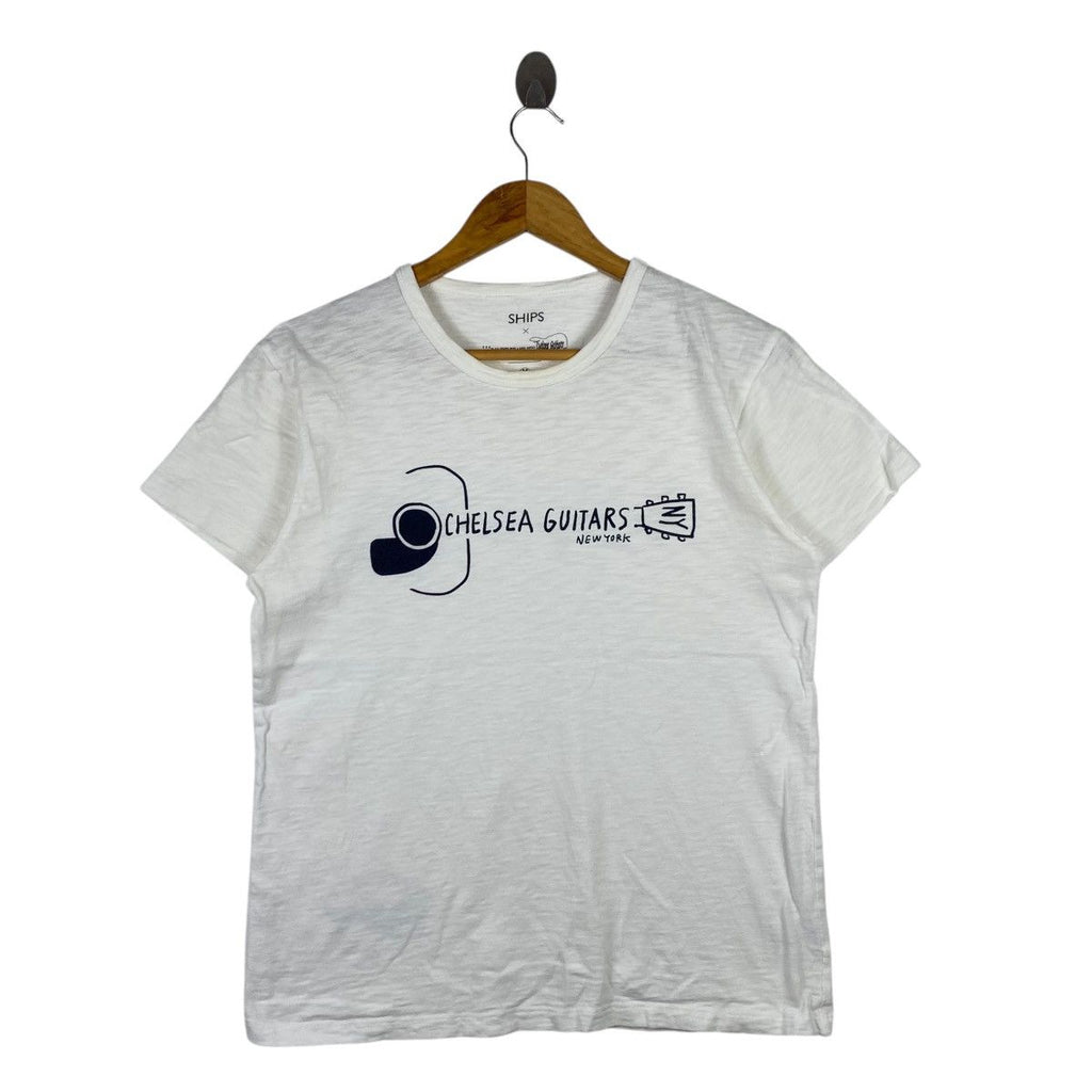 SHIPS JAPAN x CHELSEA GUITARS New York Shop Tee Shirt Top Store Collection