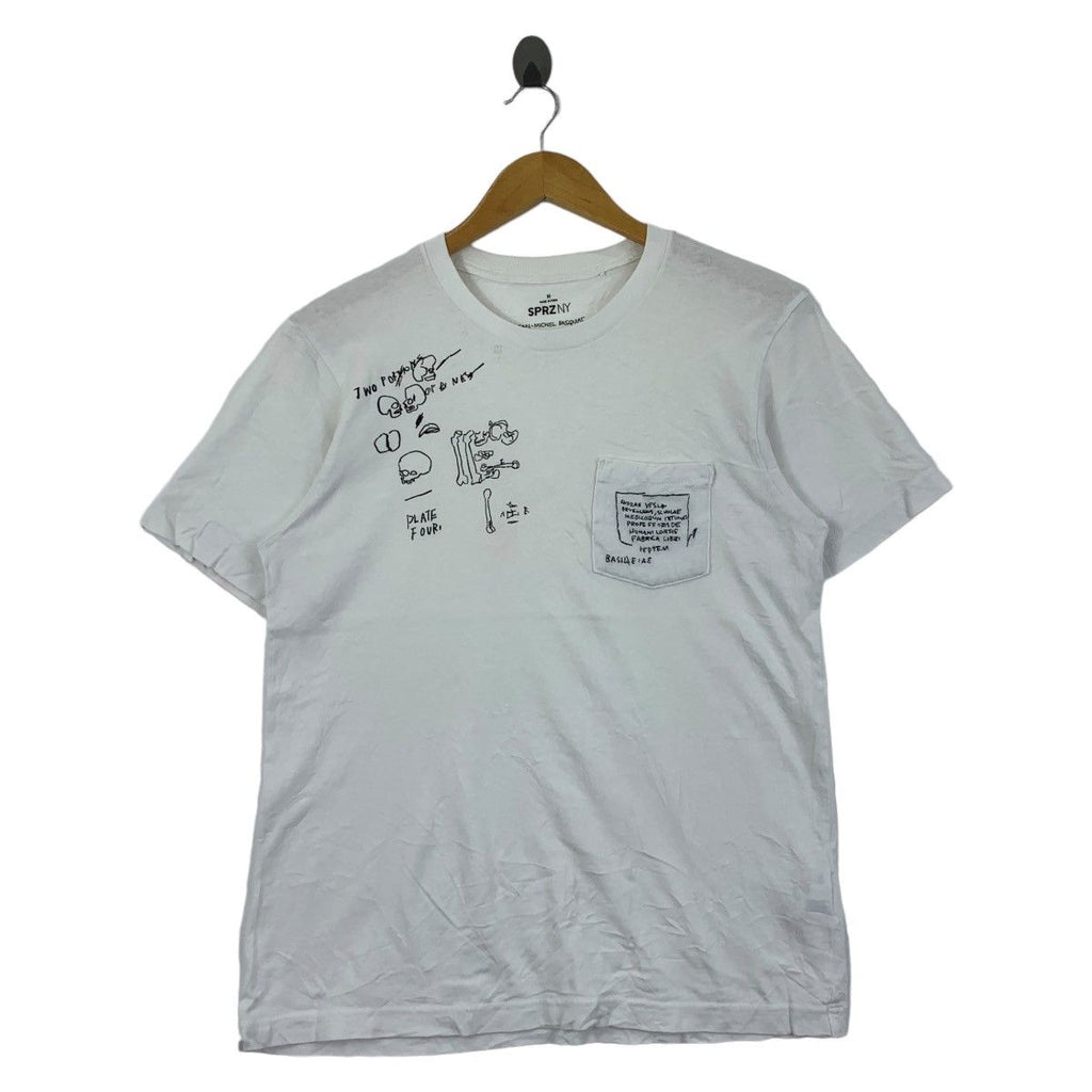 JEAN MICHEL BASQUIAT x UNIQLO Pop Art Tee Shirt Top Illustration Artist Plate Four