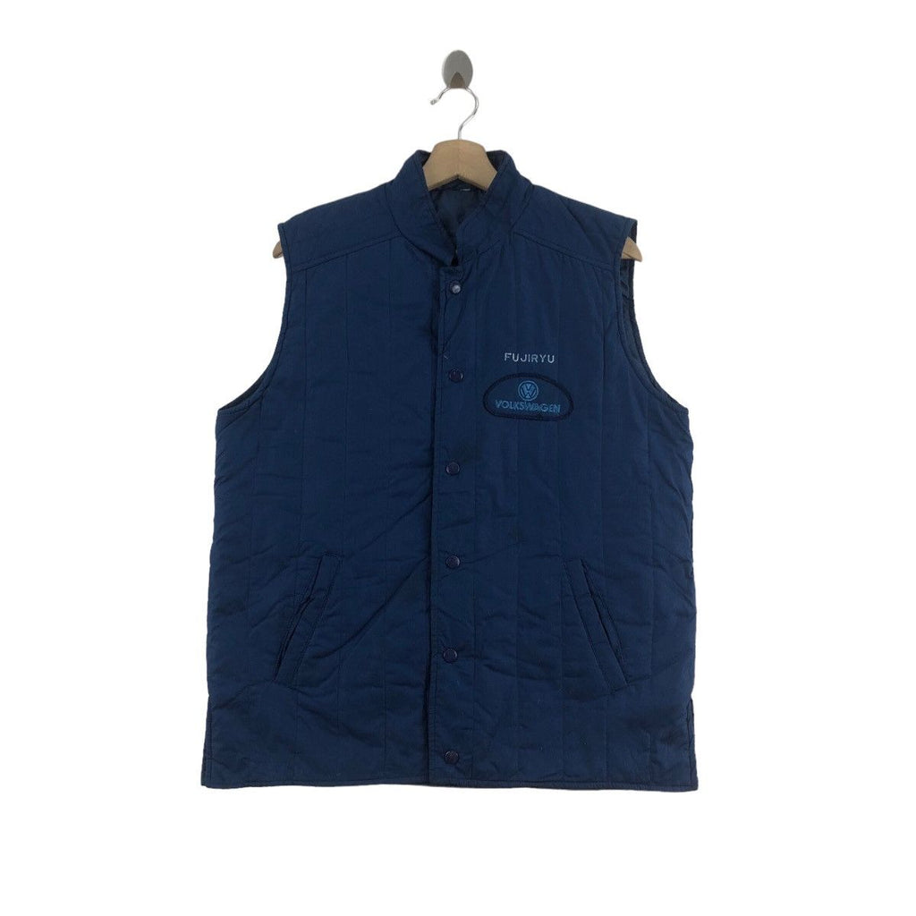 Vintage VOLKSWAGEN JAPAN RACING TEAM Vest Jacket Puffer Outdoor