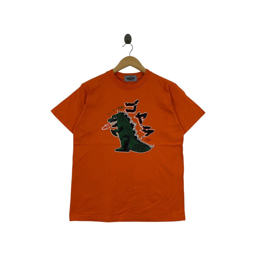Vintage GODZILLA VS MEGALON Cosmic Japan Tee Shirt Top Shonen Jump Anime Manga