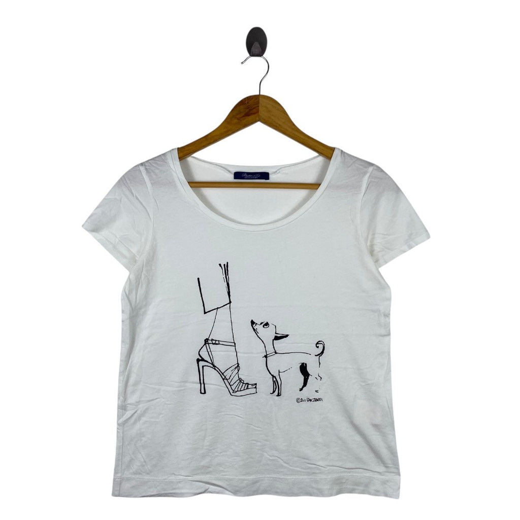 UNITED ARROWS x IZAK ZENOU Fashion Illustrator Artist Tee Shirt Top Collaboration Collection
