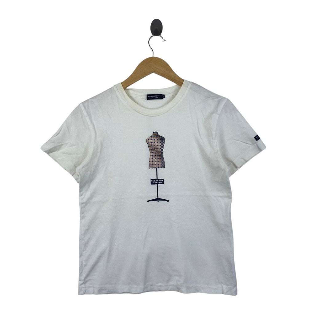 Vintage BURBERRY BLACK LABEL Nova Checks Tee Shirt Top Prorsum Collection