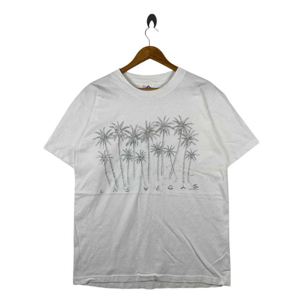 Vintage 1995 LAS VEGAS TORRES Coconut Embossed Tee Shirt Top Western Supply