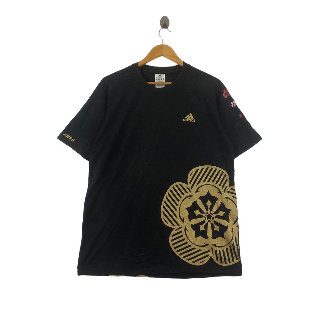 Vintage ADIDAS EQUIPMENT Sakura Harajuku Japan Tee Shirt 3 Stripes