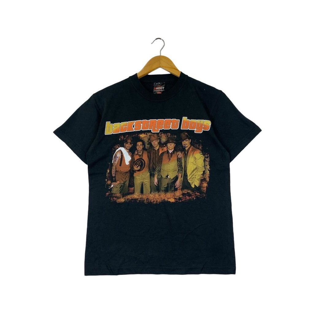 Vintage BACKSTREET BOYS BAND 2004 Japan Tour Tee Shirt Top Never Gone Album Promo