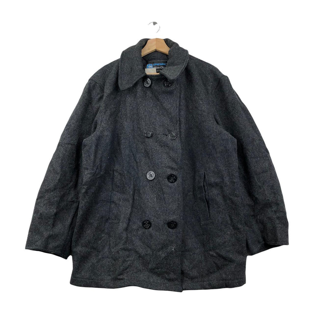 Vtg SPIEWAK & SONS New York Peacoat Heavy Jacket Made In USA Duffle