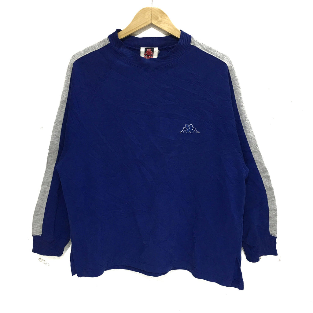 Vintage KAPPA Sportswear Sweatshirt Embossed Logo Pullover Jumper Crewneck Sweater