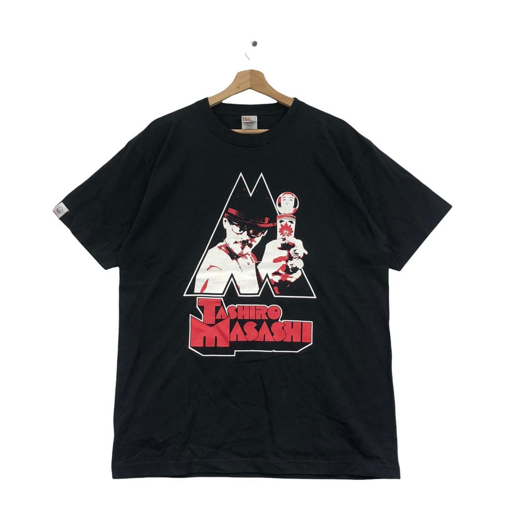 Vtg MARCY MASASHI TASHIRO Japan Performer Art Tee Shirt Movie Film Tarento Shop