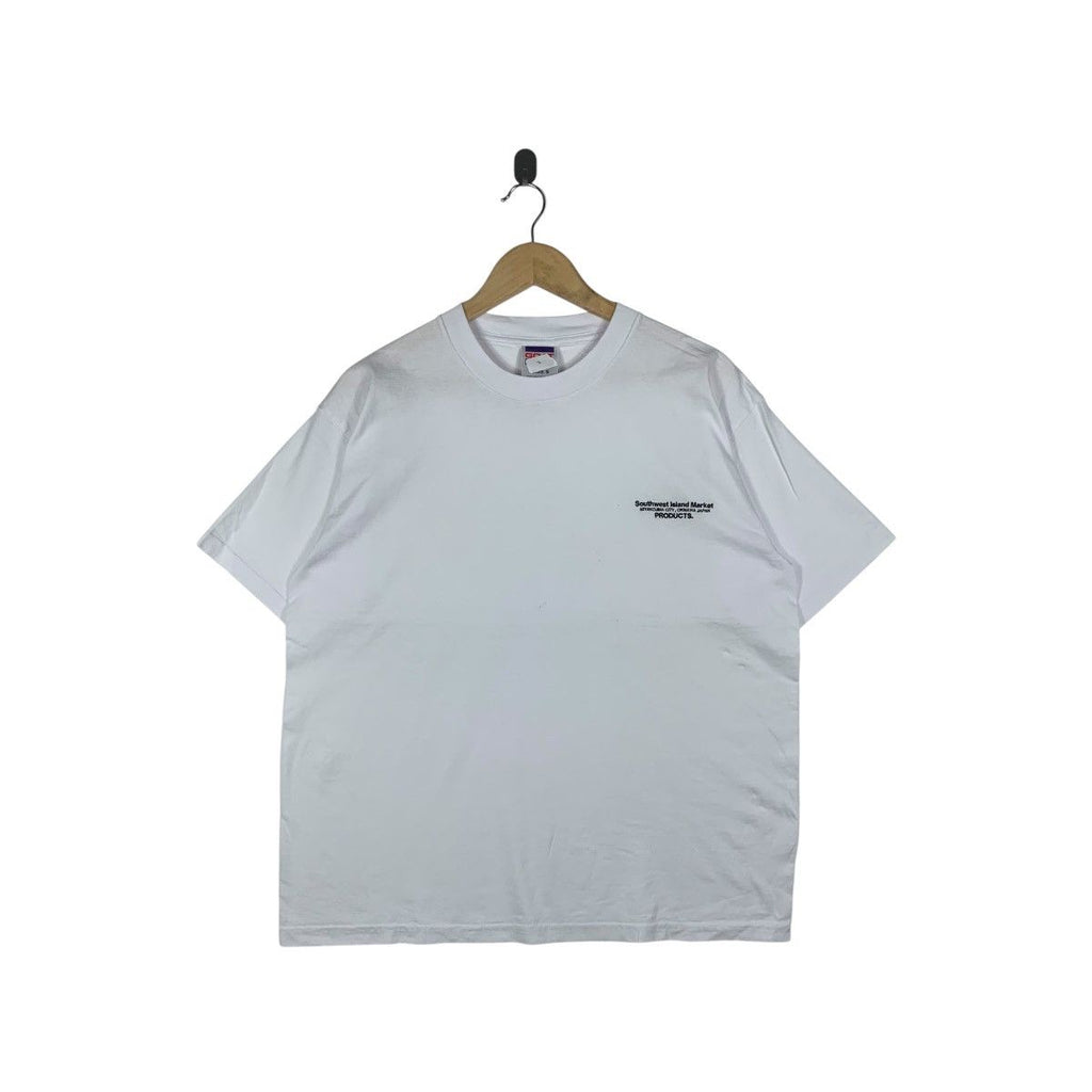 GOAT OKINAWA JAPAN Southwest Island Market Baggy Tee Shirt Top Japan Souvenir