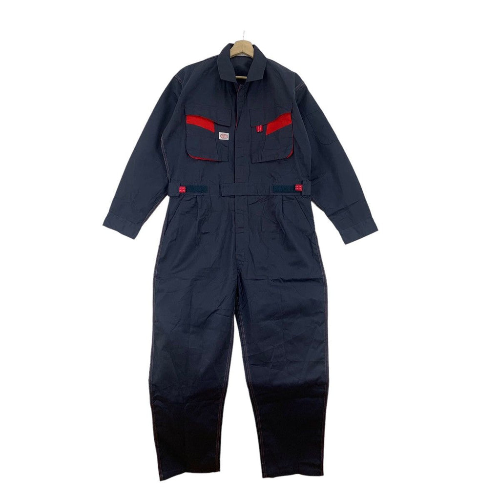 Vintage 80’ AUTO BI MOTORCYCLE Osaka Coverall Working Wear Overall Jacket Coat