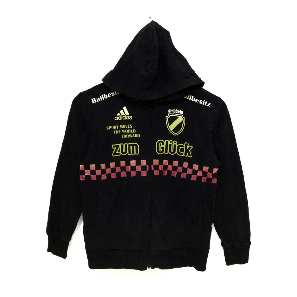 ADIDAS EQUIPMENT ZUM GLUCK Hoodie Sportswear Sweatshirt Jumper Zipper Sweater
