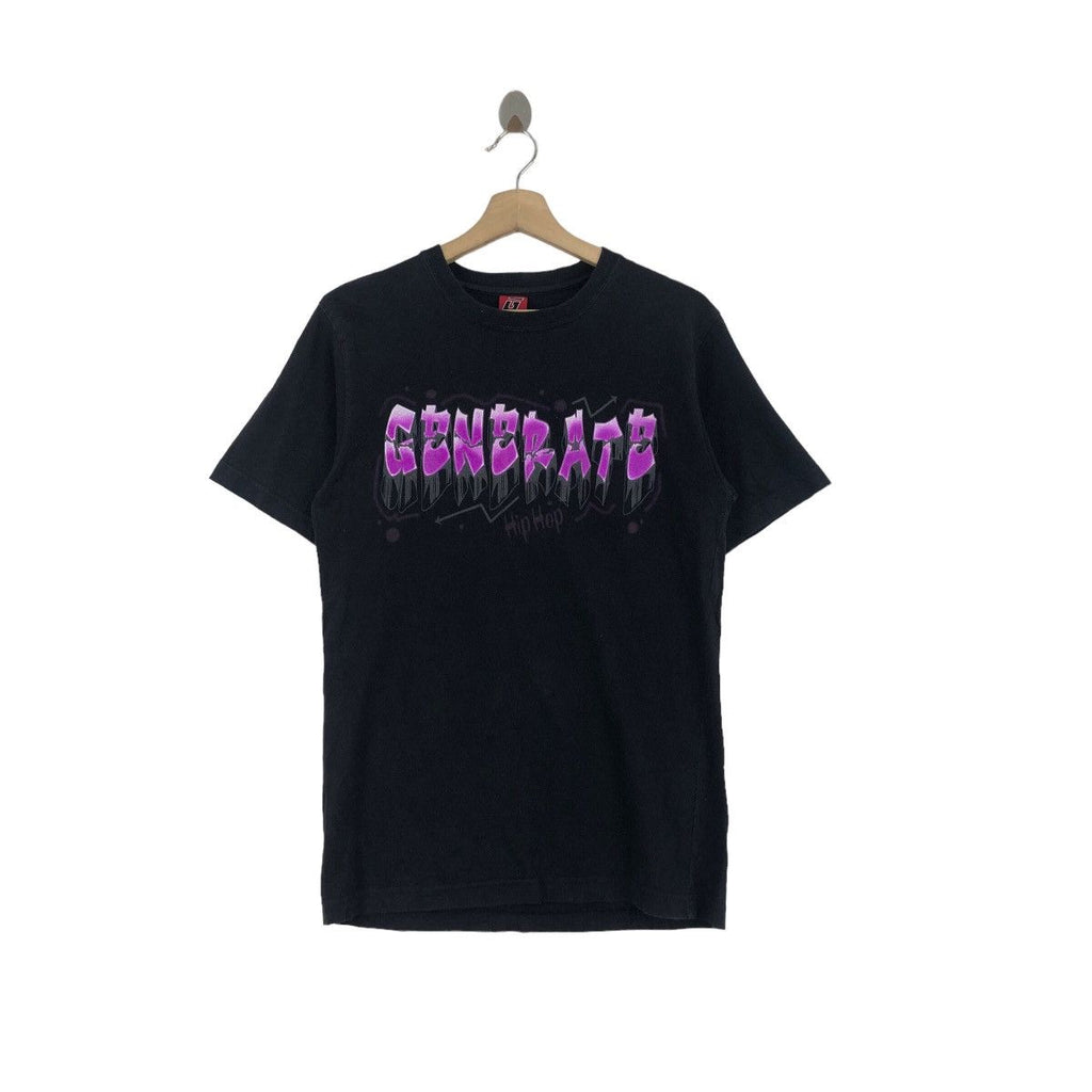 Vtg GENERATE HIP HOP Graffiti Streetwear Rebel Rap Tee Shirt Hope Of Music