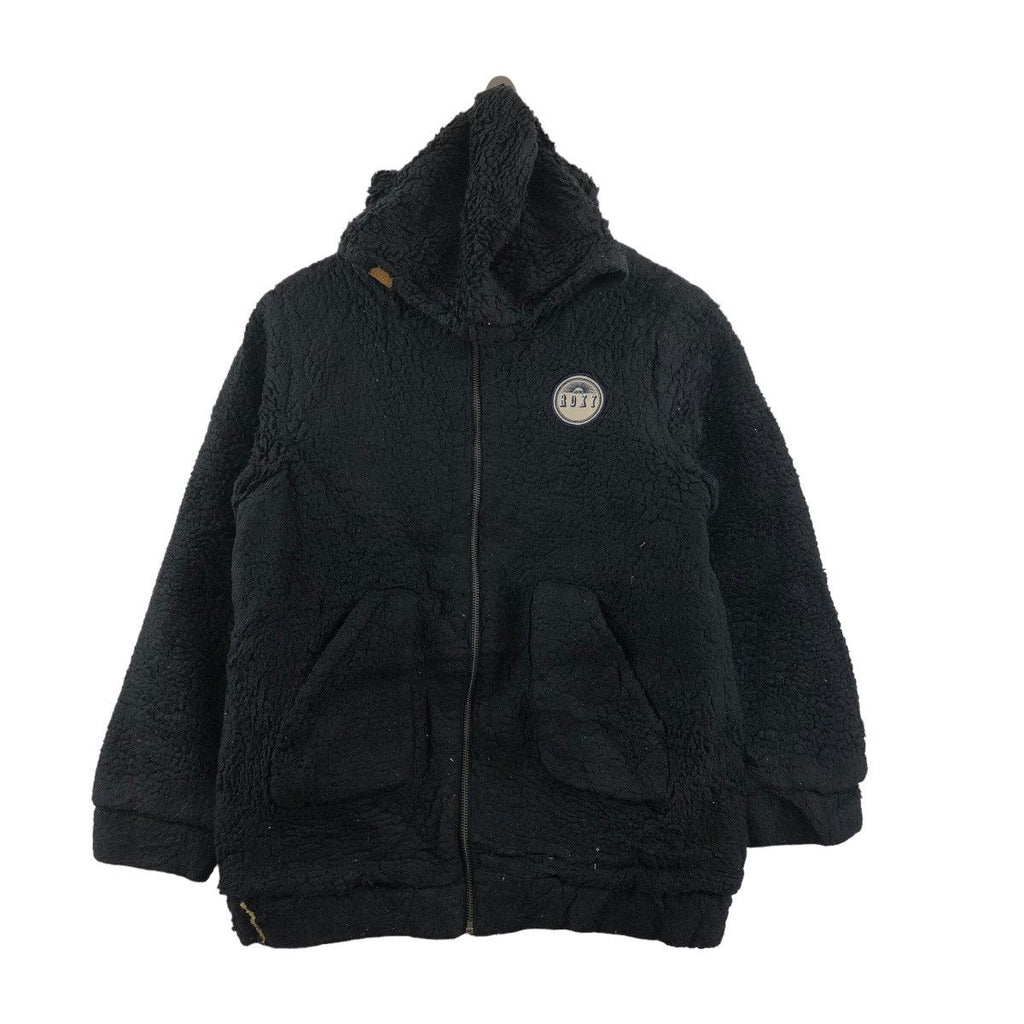 QUIKSILVER ROXY SURF Sherpa Deep Pile Fleece Jacket Hoodie Windbreaker