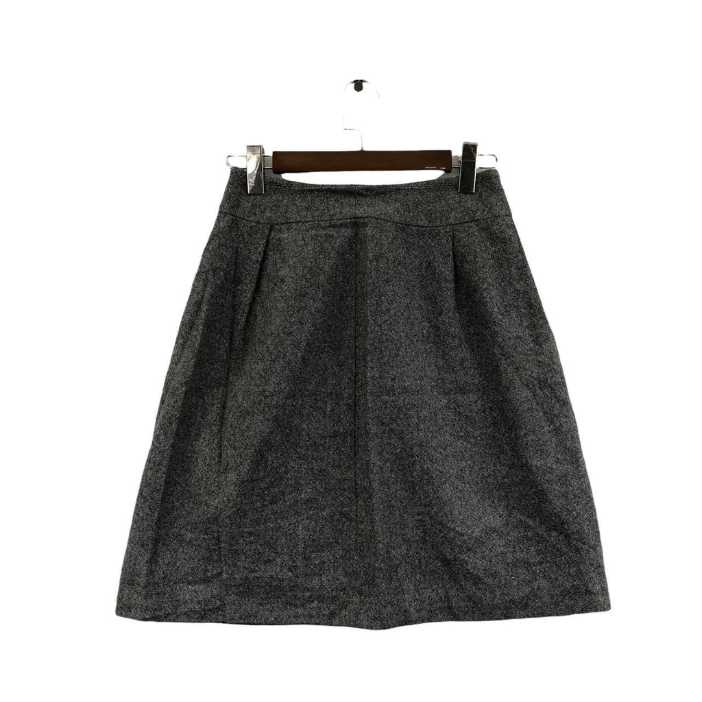 Vtg UNITED ARROWS Body Dressing Proportion Midi Skirt Bottom Grey