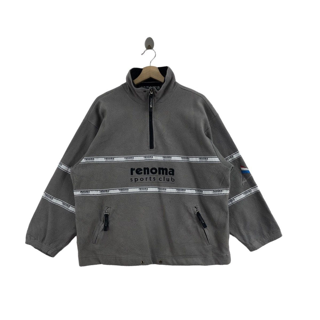 Vintage RENOMA PARIS Sports Club Sailing Gear Fleece Jacket Outdoor Windbreaker