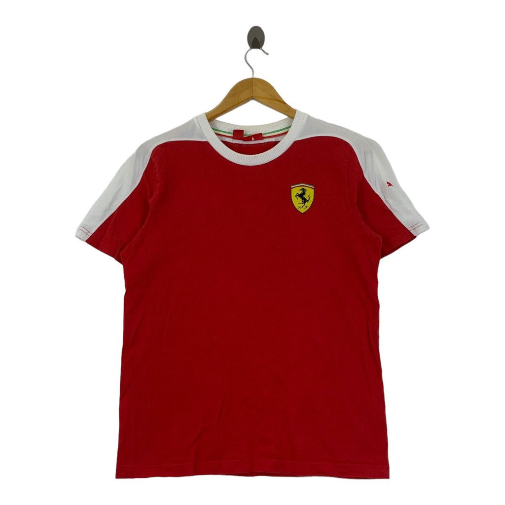 SCUDERIA FERRARI x PUMA Official Product Tee Shirt Top Super Car Motorsport