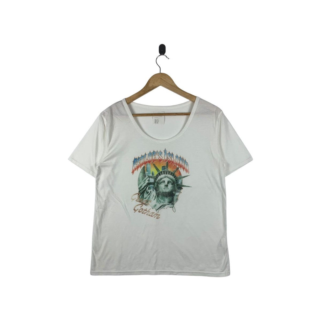 PAGEBOY GOTHAM CITY Bedloe’s Island Liberty Tee Shirt Top Illustration Art