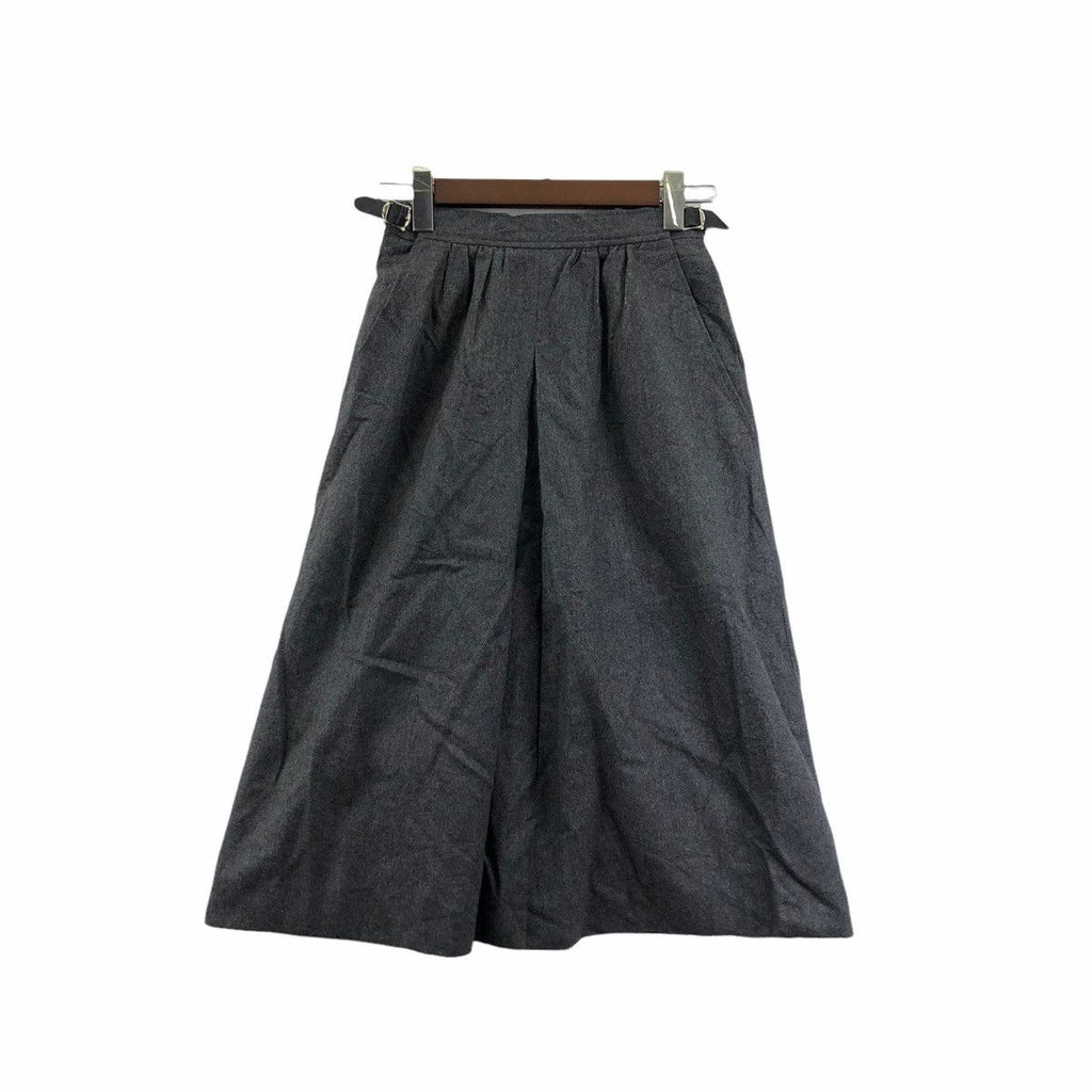 Vtg 90’ ALEXANDER Made In GREAT BRITAIN Gray Maxi Skirt Bottom