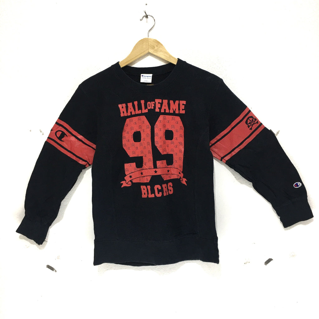 Vintage CHAMPION PRODUCTS BLCRS Hall Of Fame 99 Sweatshirt Monogram Jumper Sweater
