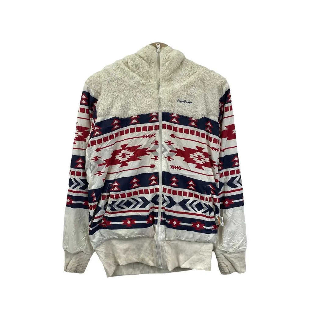OCEAN PACIFIC OP Surfing Aztec Navajo Fleece Jacket Windbreaker Sweater Hoodie