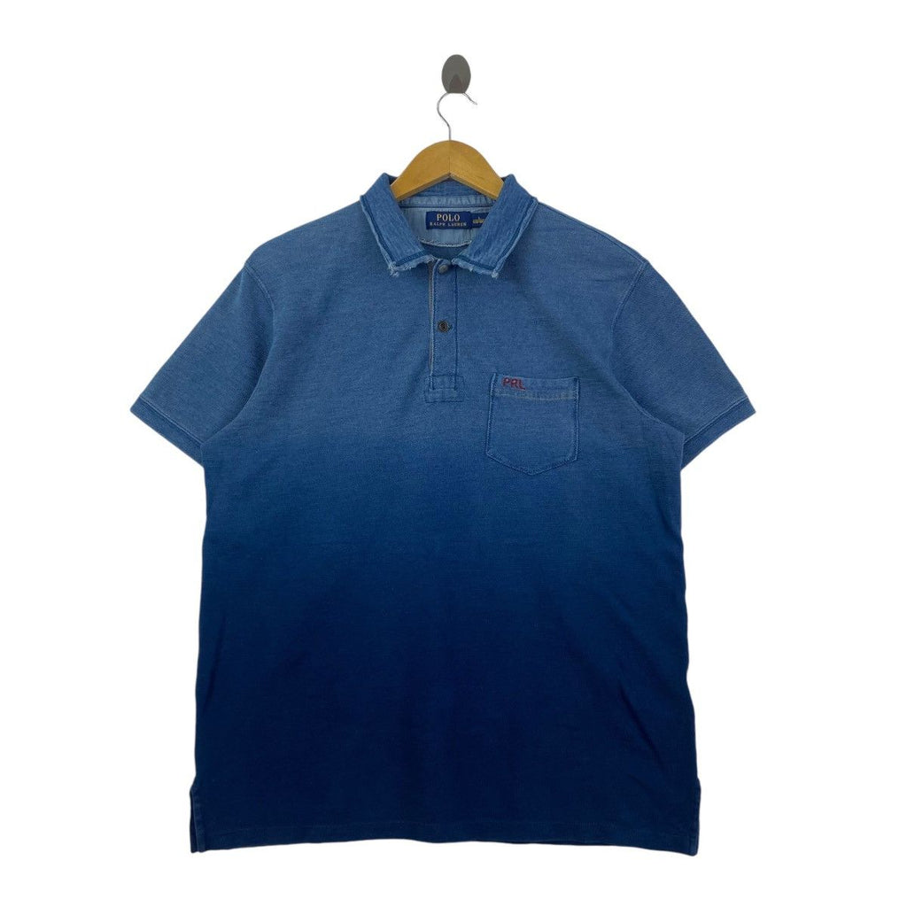 Vintage POLO RALPH LAUREN Natural Dye Pure Indigo Tee Shirt Top Country