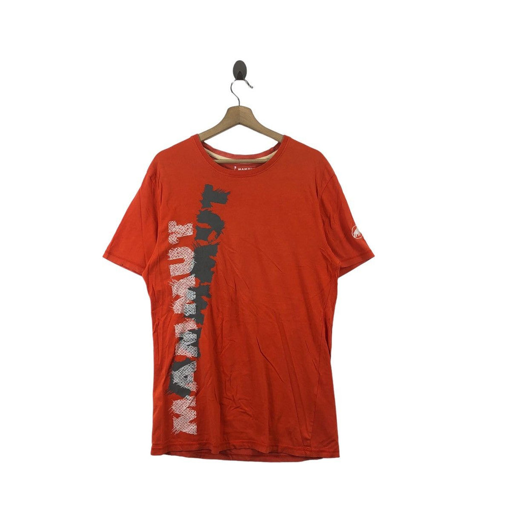 MAMMUT SPORTS OUTDOOR Basecamp Orange Tee Shirt Top Camping