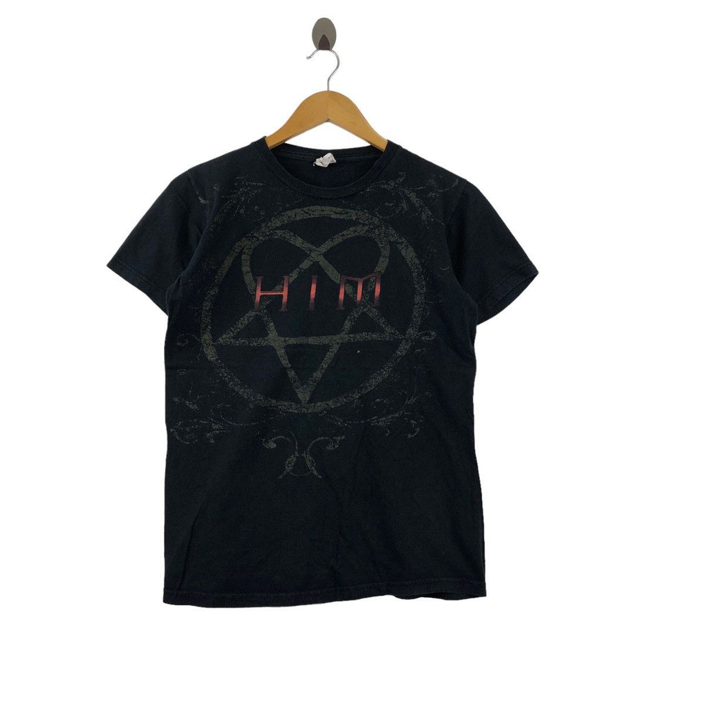 Vintage HIM GOTHIC ROCK Finnish Band H.I.M Metal Tee Shirt Music