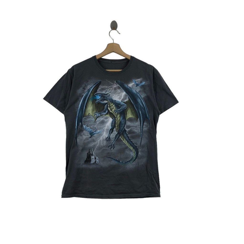 Vintage DUNGEON &amp; DRAGON Medieval Monster Comic Tee Shirt Cartoon Anime Manga