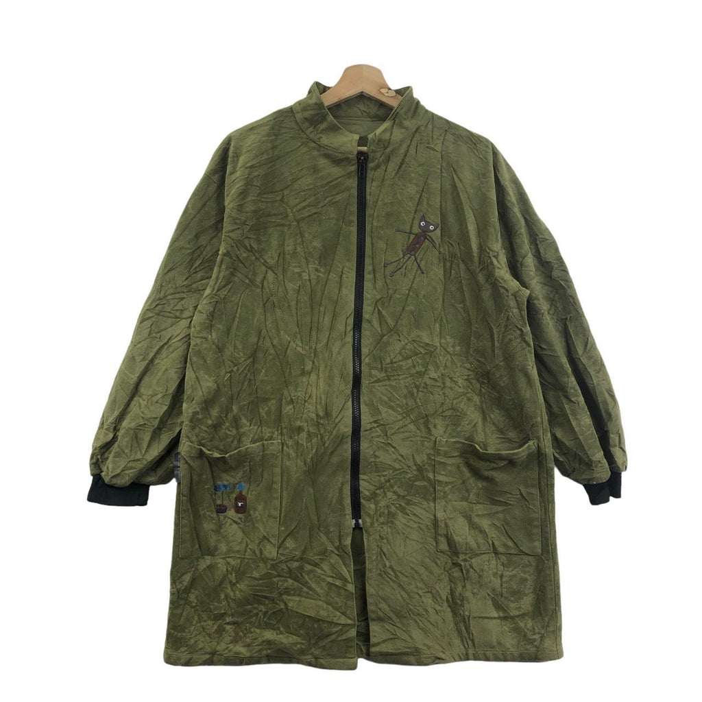 Vtg ATSUKO MATANO COLLECTION Pret A Porter Trench Coat Parka Jacket Designer