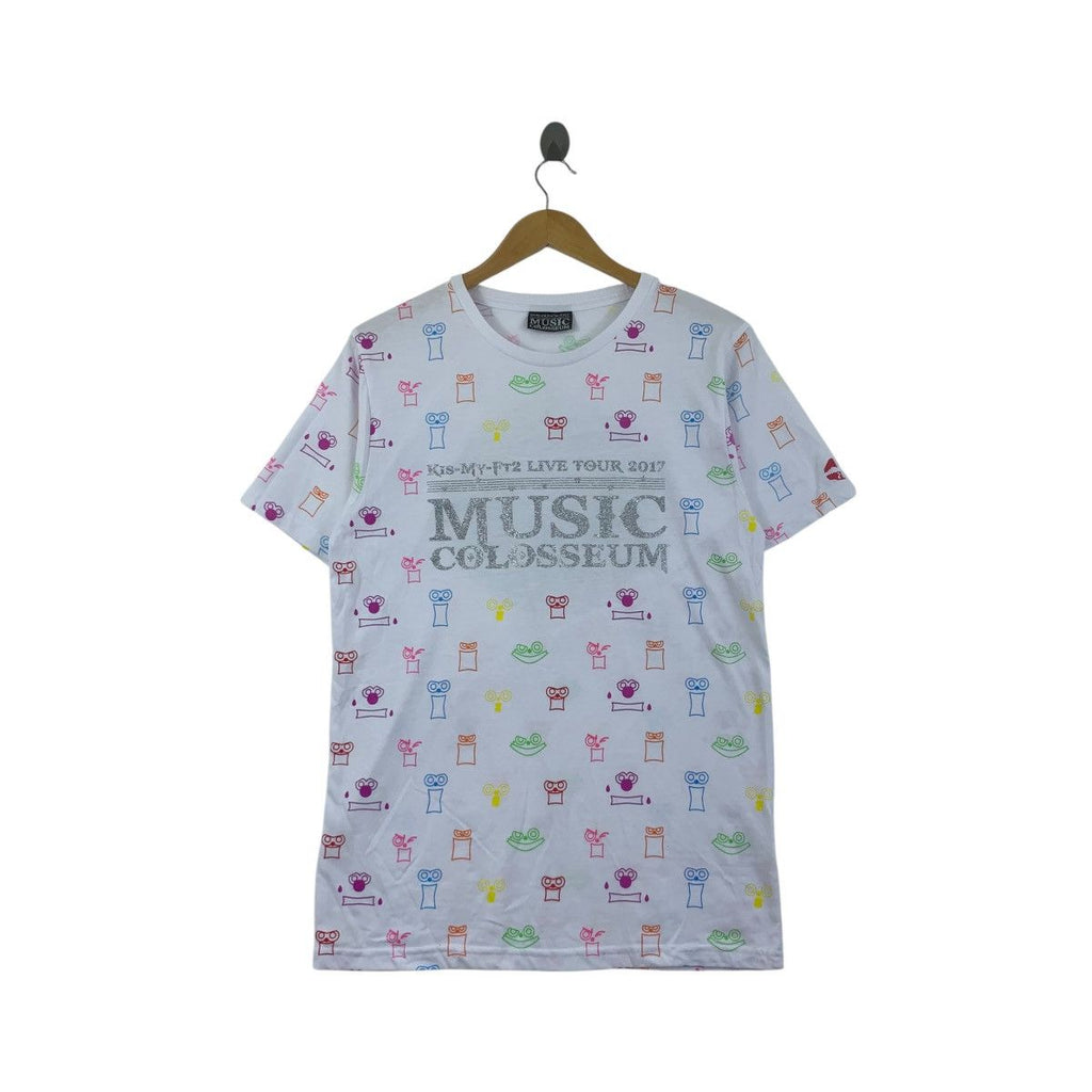 KIS-MY-FT2 Music Colosseum Live Tour 2017 Tee Shirt Top Monogram Japan Boy Band