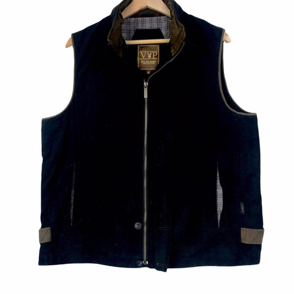 Vtg PLAYBOY COLLECTION VIP Tactical Vest Jacket Outdoor Fishing Label PLAYBOY