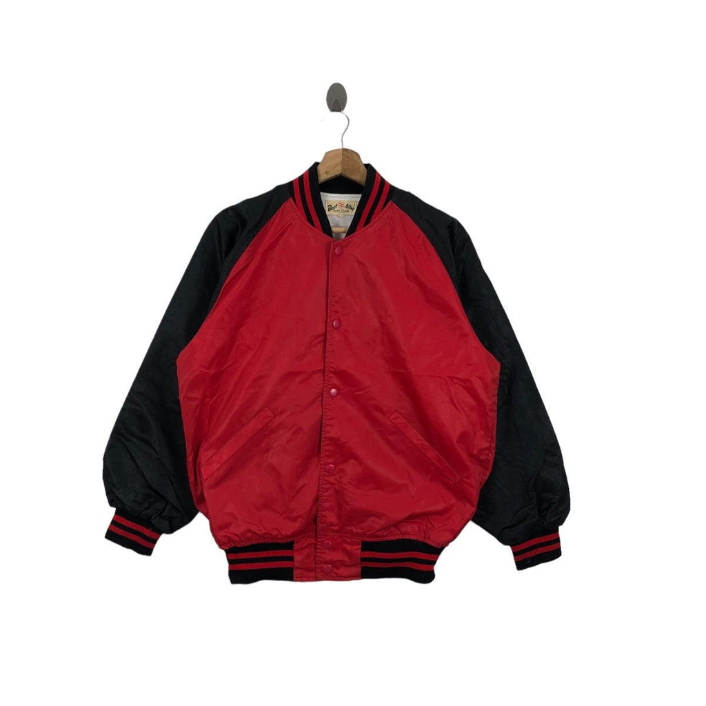 Vintage 80’ BEST NINE FUJIE TOKYO Baseball Varsity Jacket Bomber Windbreaker